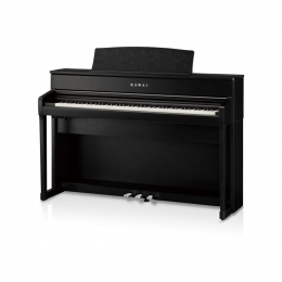 Kawai CA-701 B Schwarz matt Digital Piano Sparpaket mit Klavierbank und Kopfhörer und Songbook 