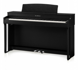 Kawai CN-301 B Schwarz satiniert Digital Piano Sparpaket mit Klavierbank und Kopfhörer 