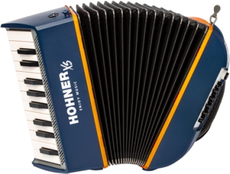 Hohner XS  Kinderakkordeon Blau/Orange 