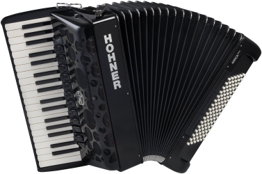 Hohner Amica forte IV 96 silent key schwarz  Akkordeon 